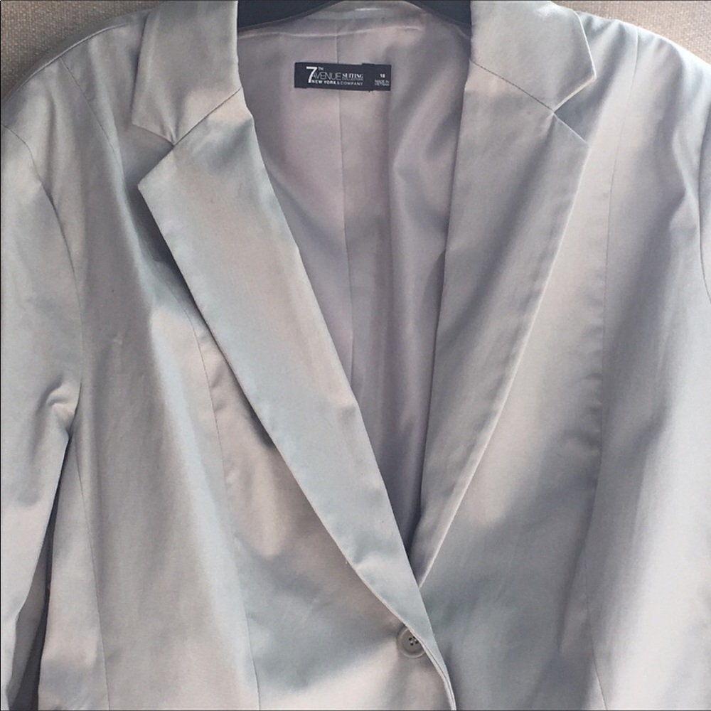 Light Grey Tailored Blazer
